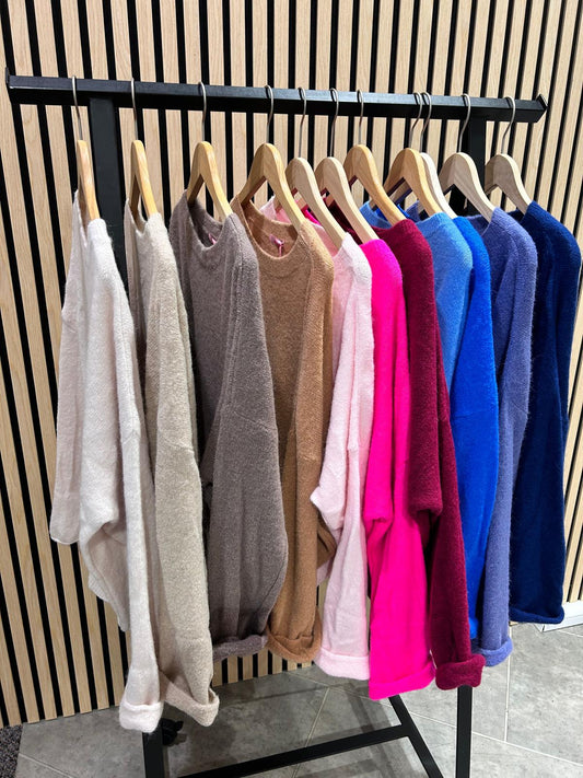 Baby Alpaka Krempel Pullover
