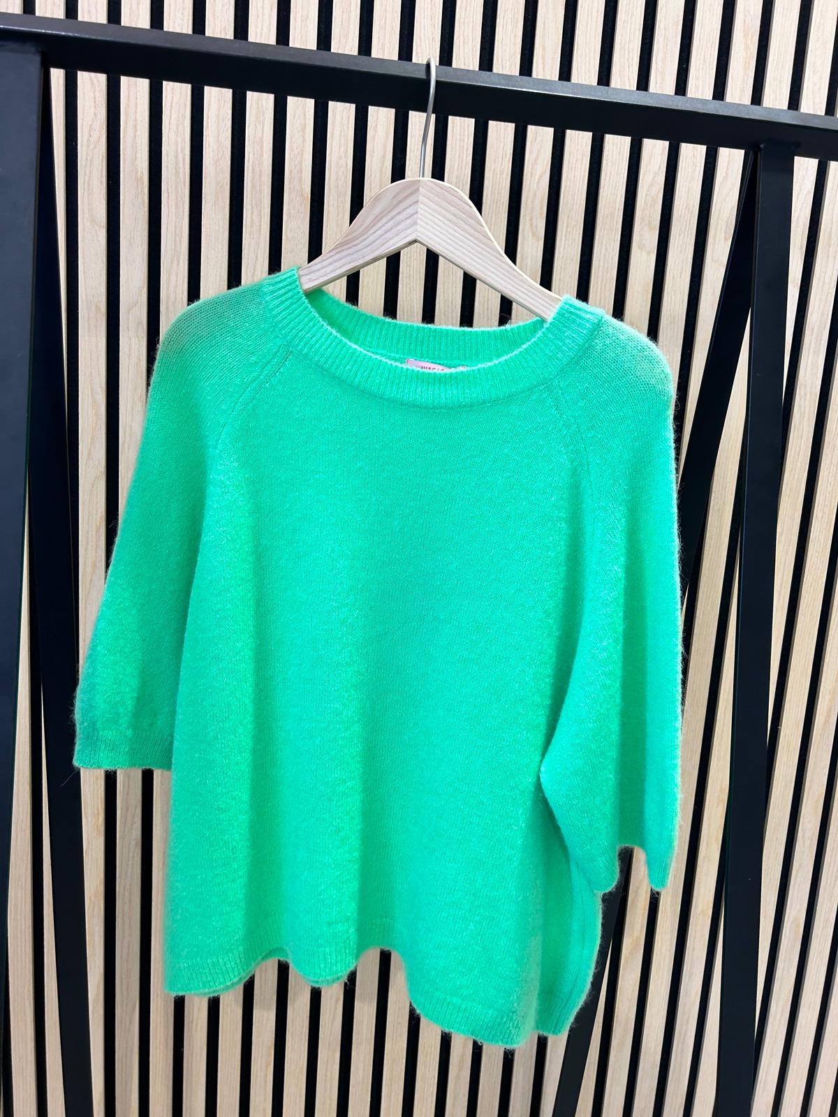 Baby Alpaka Kurzarm Pullover
